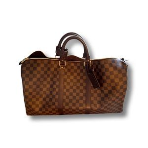 Louis Vuitton keep all 50 w/ luggage tag handle strap and original lock and keys